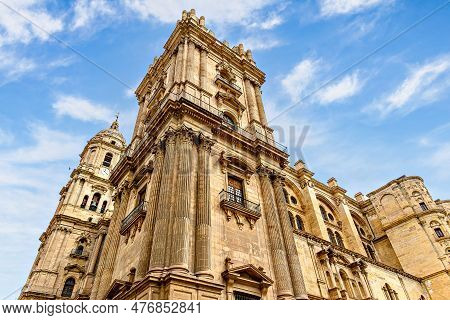 View Of The Iglesia Catedral De La Encarnacion De Málaga (malaga Cathedral), Andalusia, Spain