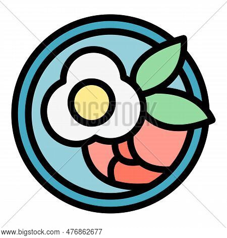 Breakfast Foodicon. Outline Breakfast Foodvector Icon For Web Design Isolated On White Background Co