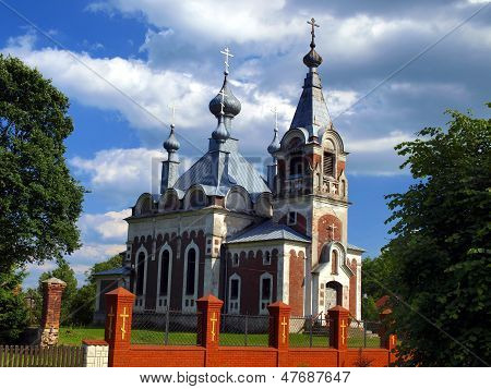 Orthodox church dedicated to St. Michael the Archangel in Koden on the Bug River