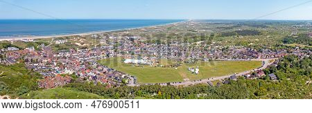 Aerial From The City Wijk Aan Zee In The Netherlands