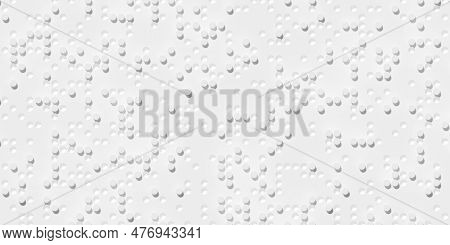 Random Inset And Outset Tiny Round White Circles Background Wallpaper Banner Pattern Frame Filling T