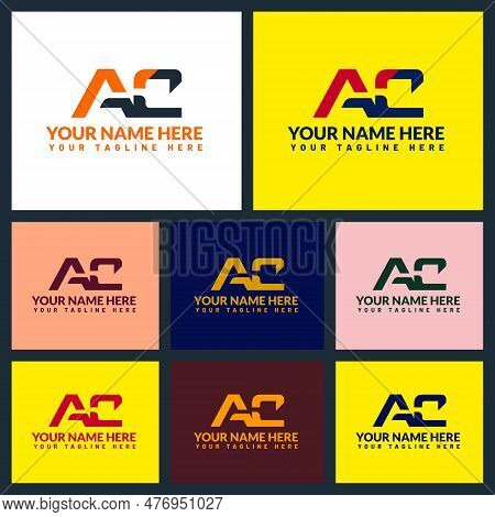 Ac Letter Logo Or Ac Text Logo And Ac Word Logo Design.