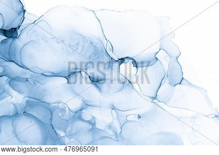 Original Artwork Photo Of Marble Ink Abstract Art. High Resolution Photograph From Exemplary Origina