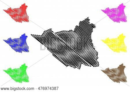 Santa Brigida Municipality (bahia State, Municipalities Of Brazil, Federative Republic Of Brazil) Ma