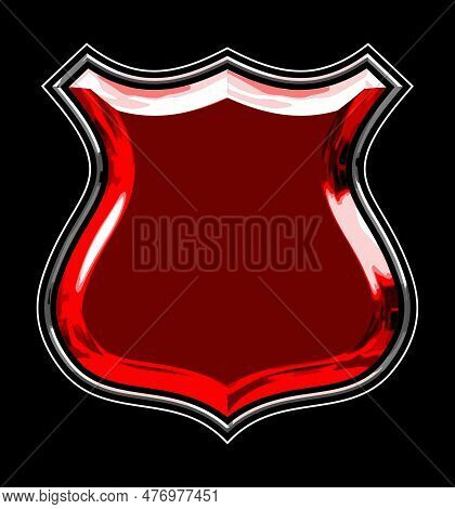 Shield Vector Template For Graphic Design Needs
