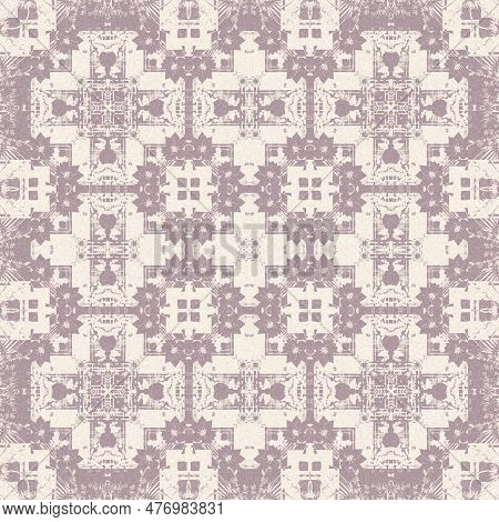 Gender Neutral Pink Linnen Seamless Pattern. Unisex Classy Minimal Style Dyed Background For Soft Fu