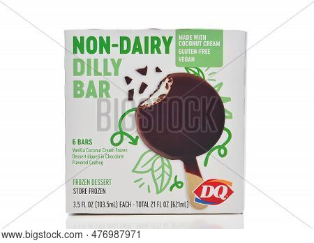 Irivne, California - 29 May 20223: A Box Of Dairy Queen Non-dairy Dilly Bars.