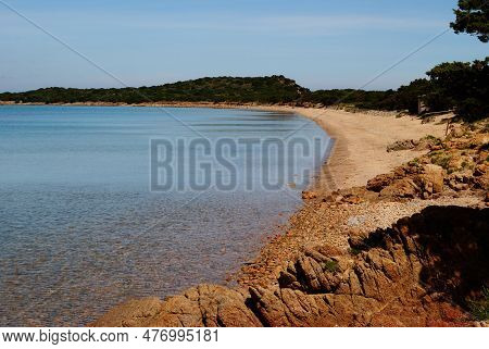 The Beach Of Capo Coda Di Cavallo, San Teodoro