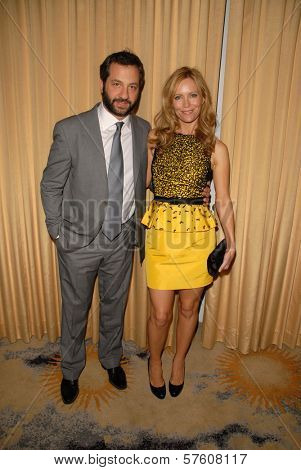 Judd Apatow and Leslie Mann at the Fulfillment Fund Annual Stars 2009 Benefit Gala,, Beverly Hills Hotel, Beverly Hills, CA. 10-26-09