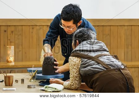 Ceramic workshop in Okayama