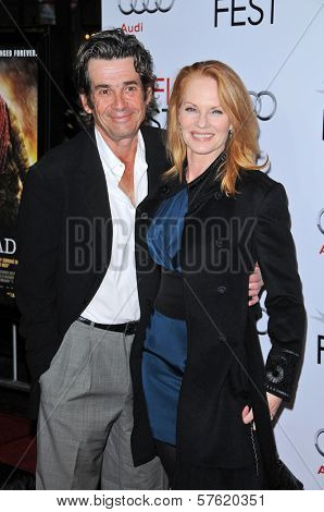 Alan Rosenberg and Marg Helgenberger  at the AFI Fest Screening of 