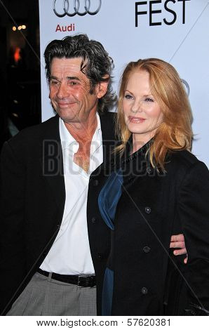 Alan Rosenberg and Marg Helgenberger at the AFI Fest Screening of 