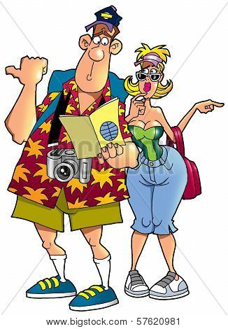 Tourists With A Map