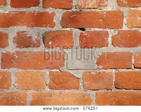 Régi és piszkos vörös tégla háttérben