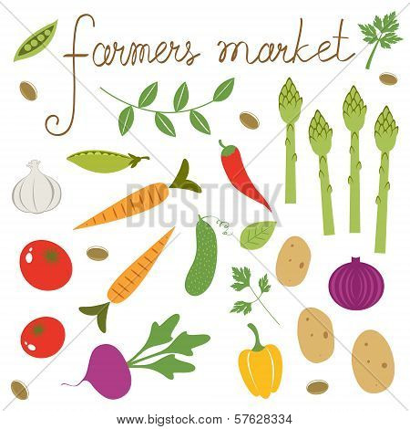 Farmers market set