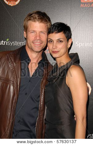 Joel Gretsch and Morena Baccarin at the TV GUIDE Magazine's Hot List Party, SLS Hotel, Los Angeles, CA. 11-10-09