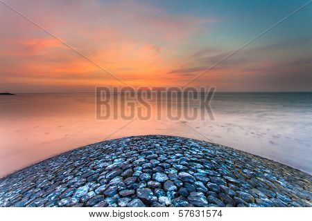 Sunset Waddensea