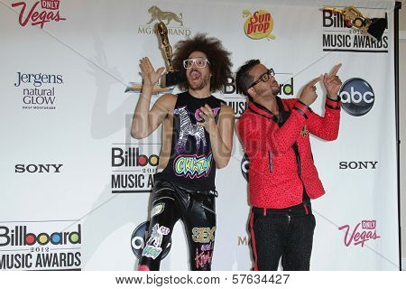 LMFAO at the 2012 Billboard Music Awards Press Room, MGM Grand, Las Vegas, NV 05-20-12