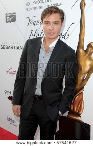 Ed Westwick  at Hollywood Life's 11th Annual Young Hollywood Awards. The Eli and Edythe Broad Stage, Santa Monica, CA. 06-07-09
