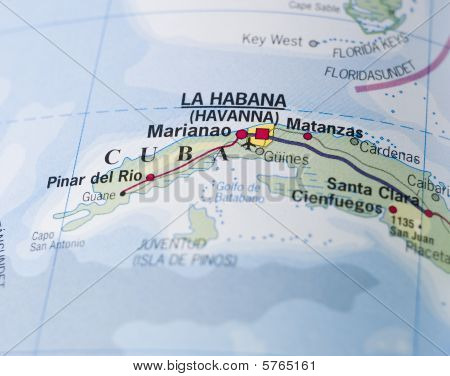 Mapa Kuby