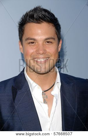Michael Copon  at the Aces and Angels Celebrity Poker Party. Playboy Mansion, Beverly Hills, CA 07-11-09