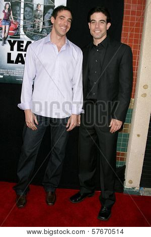 Albert Rothman and Aaron Michael Metchik  at the Los Angeles Sneak Peek Screening of 'Ten Years Later'. Majestic Crest Theatre, Los Angeles, CA. 07-16-09