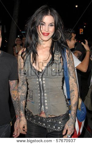 Kat Von D  at the Opening Night of The Darling Stilettos at Cinespace. Cinespace, Hollywood, CA. 07-16-09