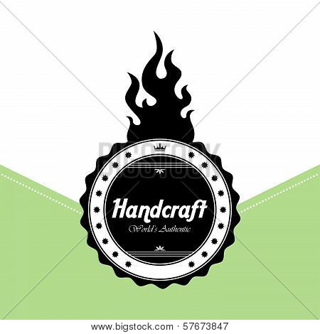 vintage sticker label