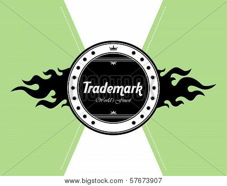 vintage sticker label
