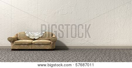 Grandmas Lonely Sofa