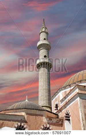 Mosque in Old Town, Rhodes, Greece