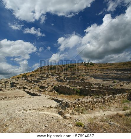 Ancient ruins of Kamiros, Rhodes - Greece