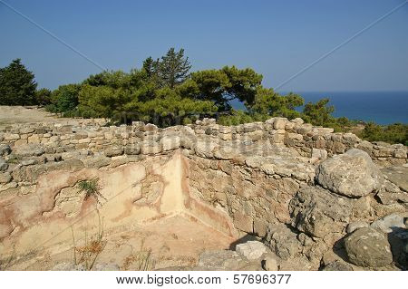 Ancient ruins of Kamiros, Rhodes - Greece