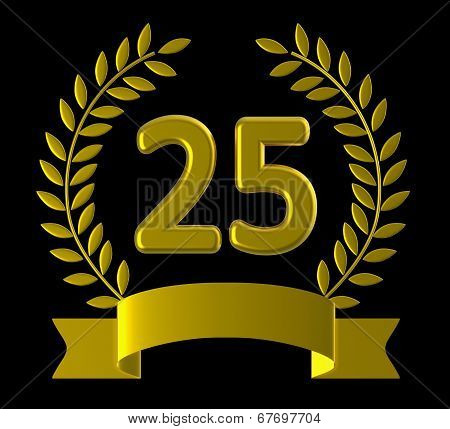 Twenty Five Shows Happy Anniversary And Anniversaries