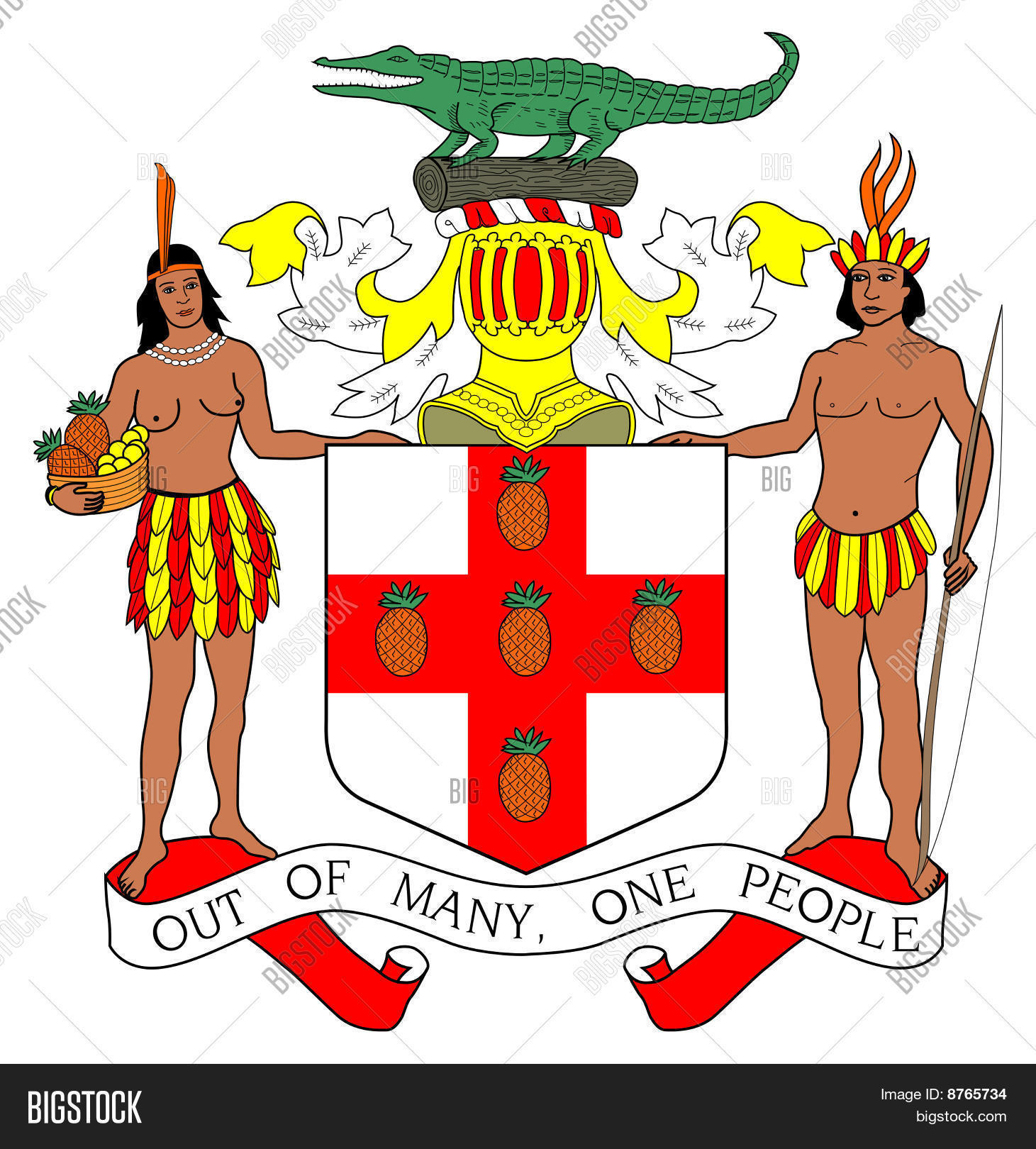 Jamaica Coat Arms Image & Photo (Free Trial) Bigstock