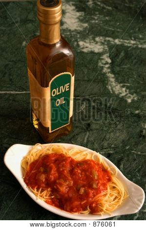 Spaghetti & olie
