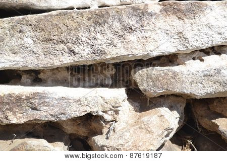 Stone Texture With Stains And Strips