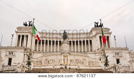 Vittoriano Or Altar Of The Fatherland