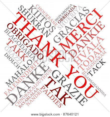 Thank You Word Cloud