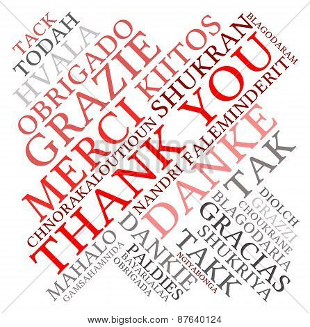 Thank You Word Cloud