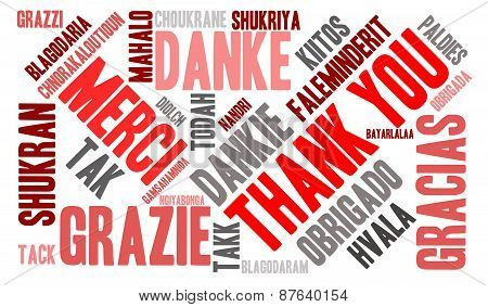 Thank You Word Cloud