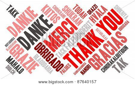 Thank You Word Cloud