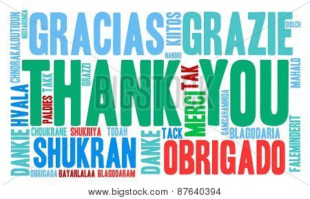 Thank You Word Cloud