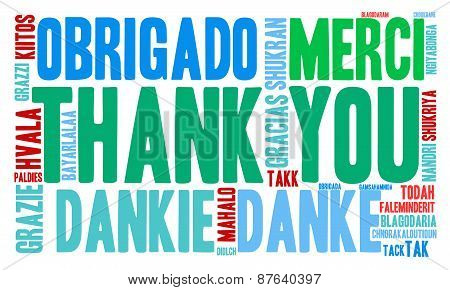Thank You Word Cloud