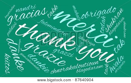 Thank You Word Cloud
