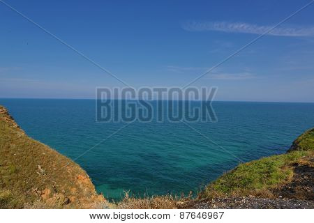 Bulgaria, Black Sea. Coastal Landscape. Kaliakra Headland
