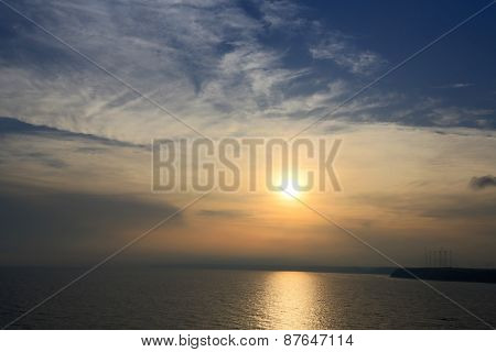 Seascape With Rocks And Clouds At Cape Kaliakra