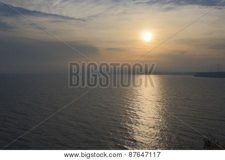 Seascape With Rocks And Clouds At Cape Kaliakra