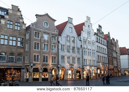 Historic Buildings In Munster, Germany