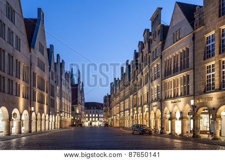 The Old Town Of Munster, Germany